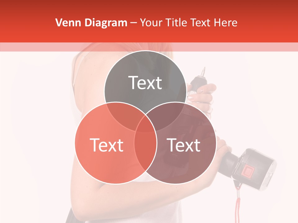 Female White Construction PowerPoint Template