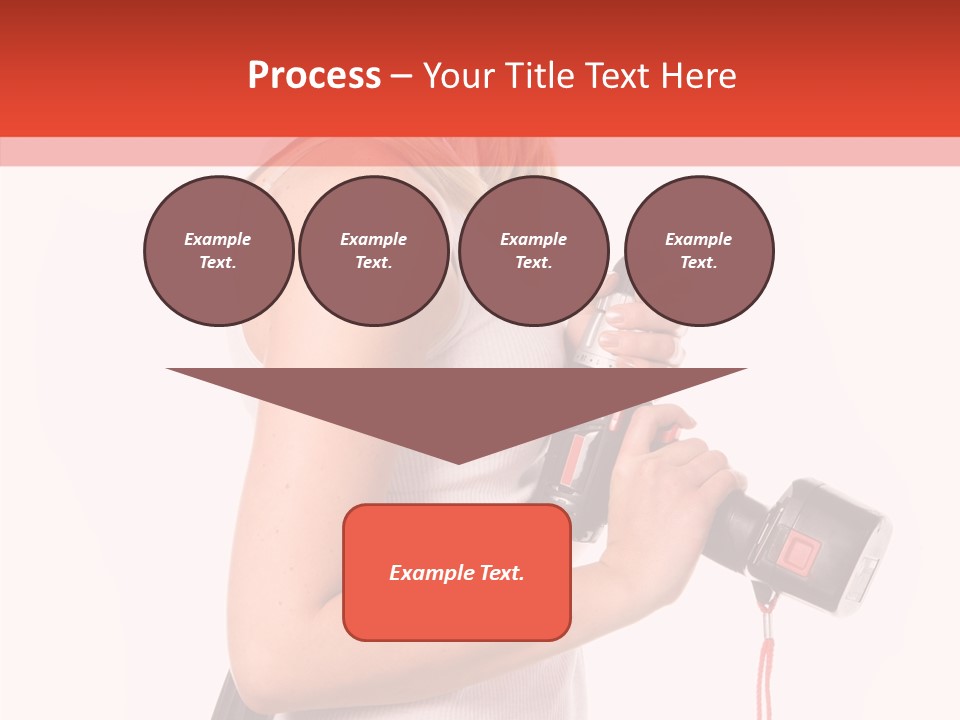 Female White Construction PowerPoint Template