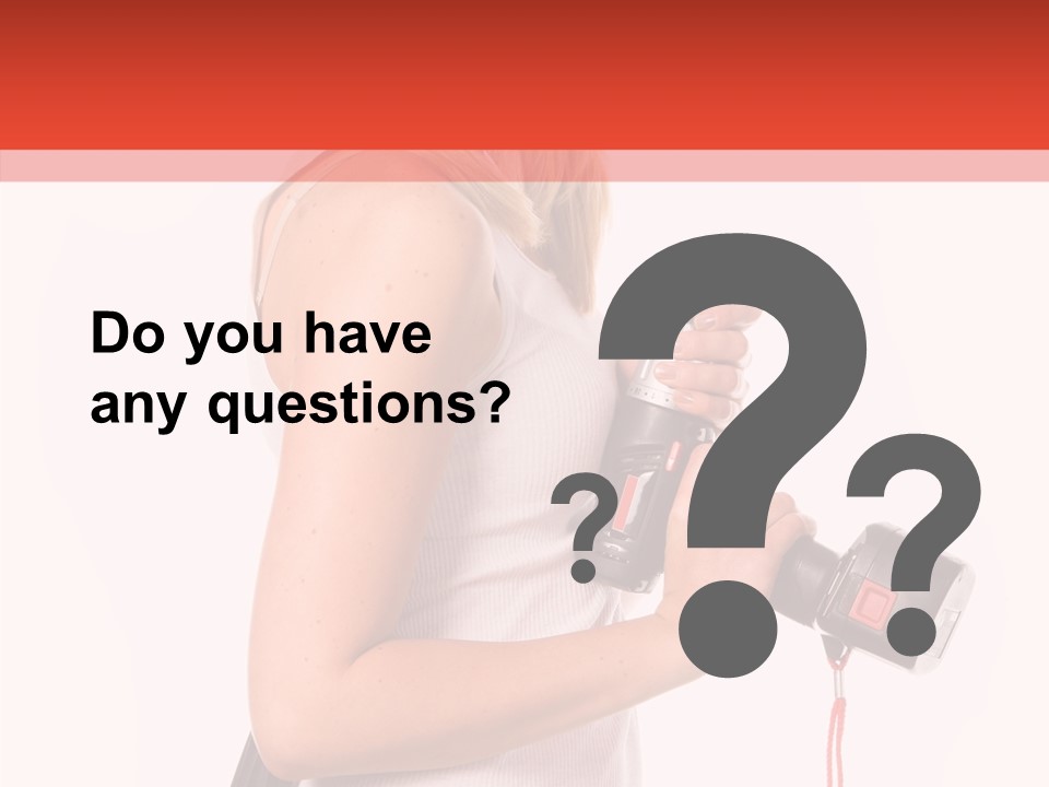 Female White Construction PowerPoint Template