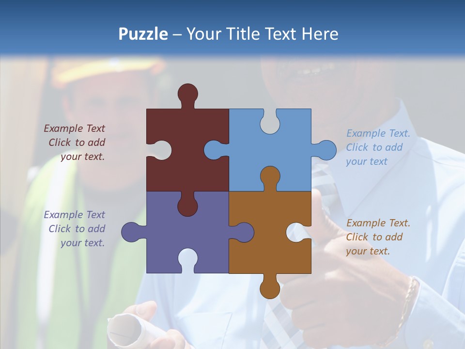 Occupation Worker Men PowerPoint Template