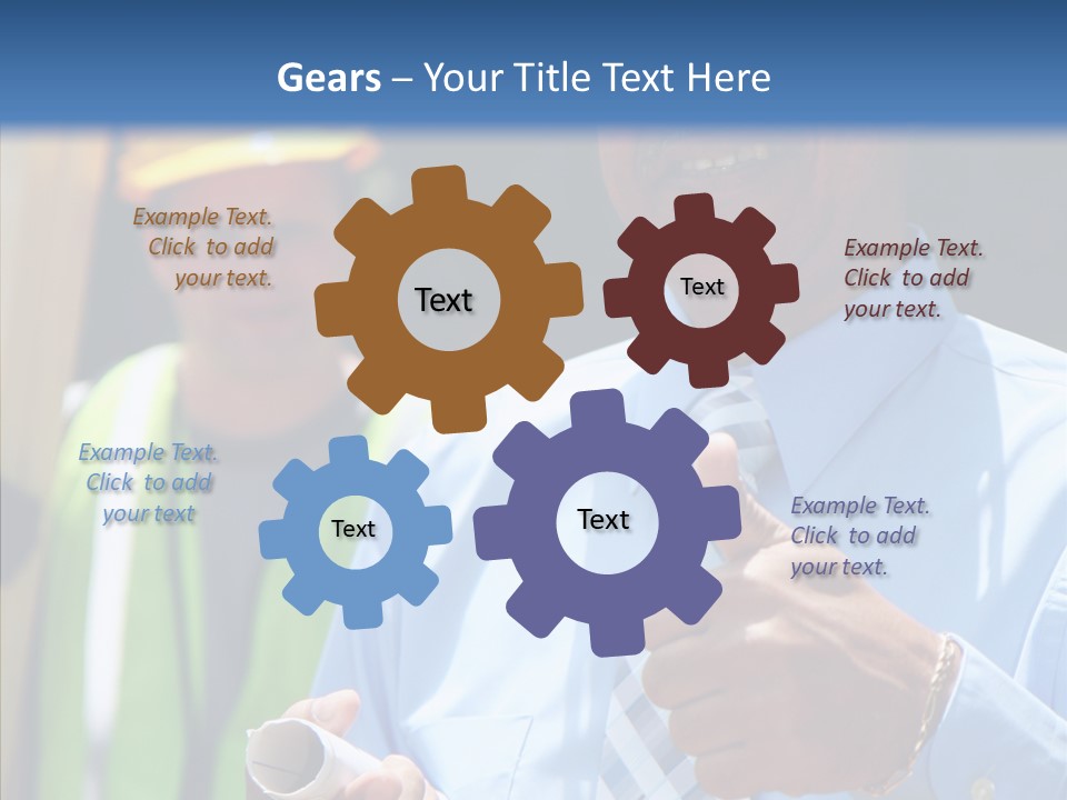 Occupation Worker Men PowerPoint Template