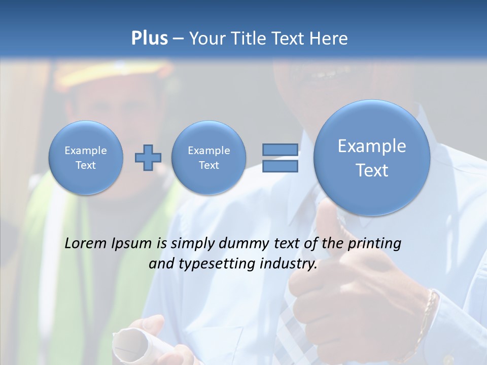 Occupation Worker Men PowerPoint Template