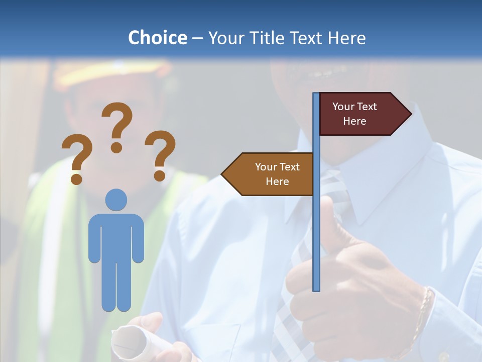 Occupation Worker Men PowerPoint Template