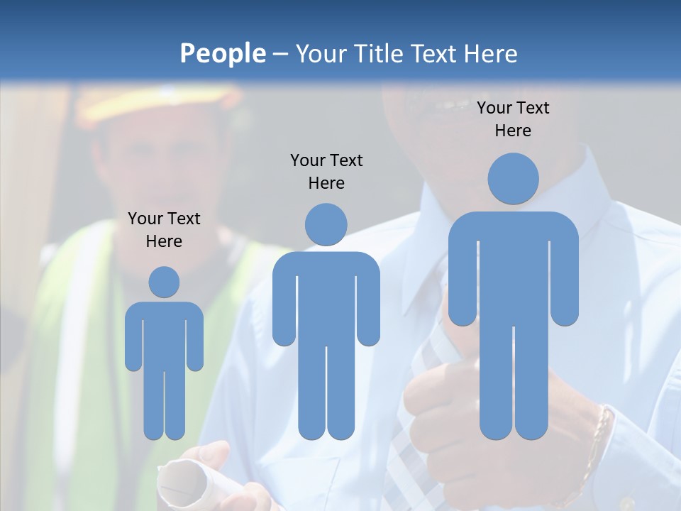 Occupation Worker Men PowerPoint Template