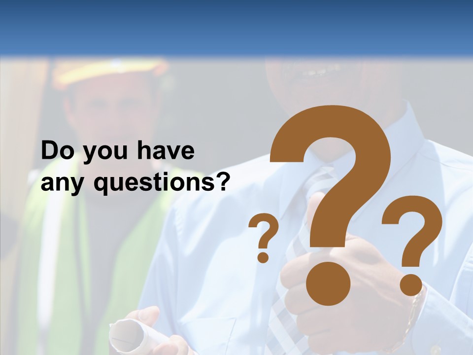 Occupation Worker Men PowerPoint Template