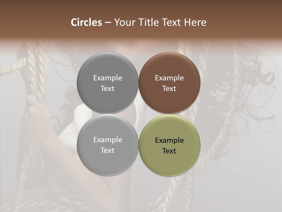 Gloss Necklace Red PowerPoint Template