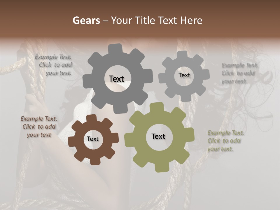 Gloss Necklace Red PowerPoint Template