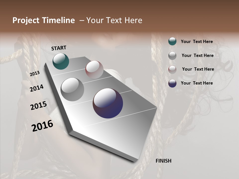 Gloss Necklace Red PowerPoint Template