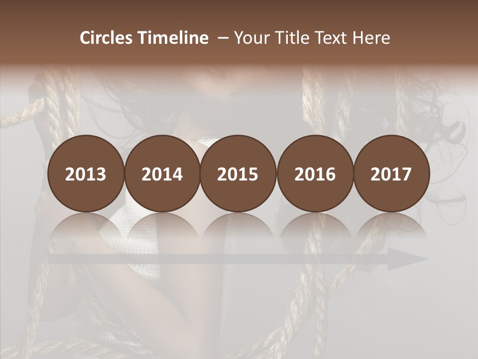 Gloss Necklace Red PowerPoint Template