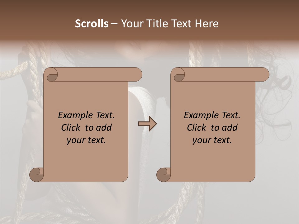 Gloss Necklace Red PowerPoint Template