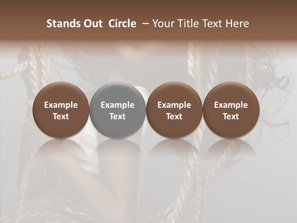 Gloss Necklace Red PowerPoint Template