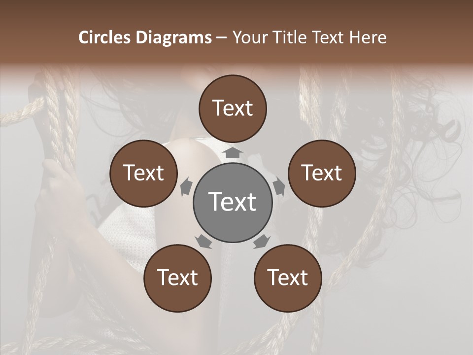 Gloss Necklace Red PowerPoint Template