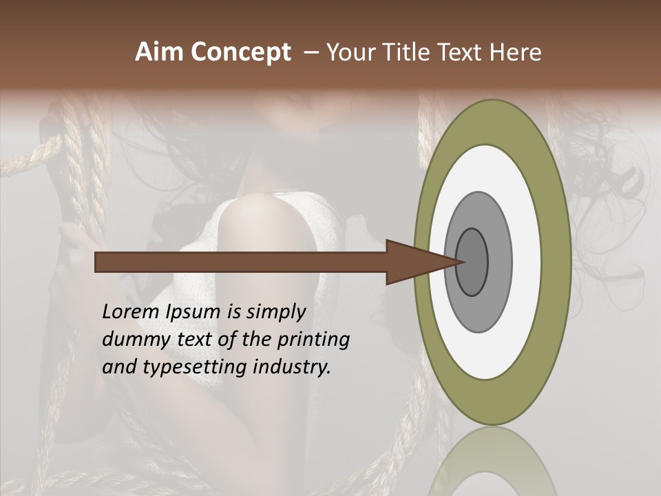 Gloss Necklace Red PowerPoint Template