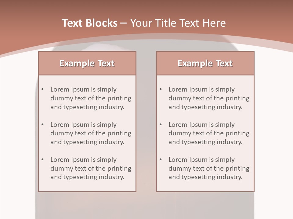 Chair Toon Boardroom PowerPoint Template