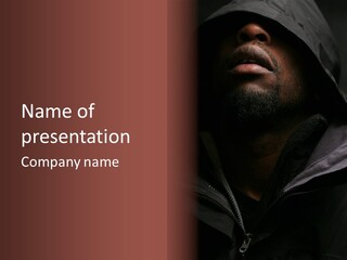 Death Monster Person PowerPoint Template