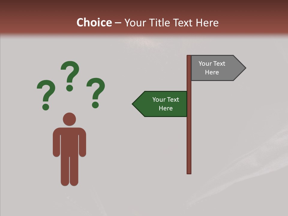 Death Monster Person PowerPoint Template