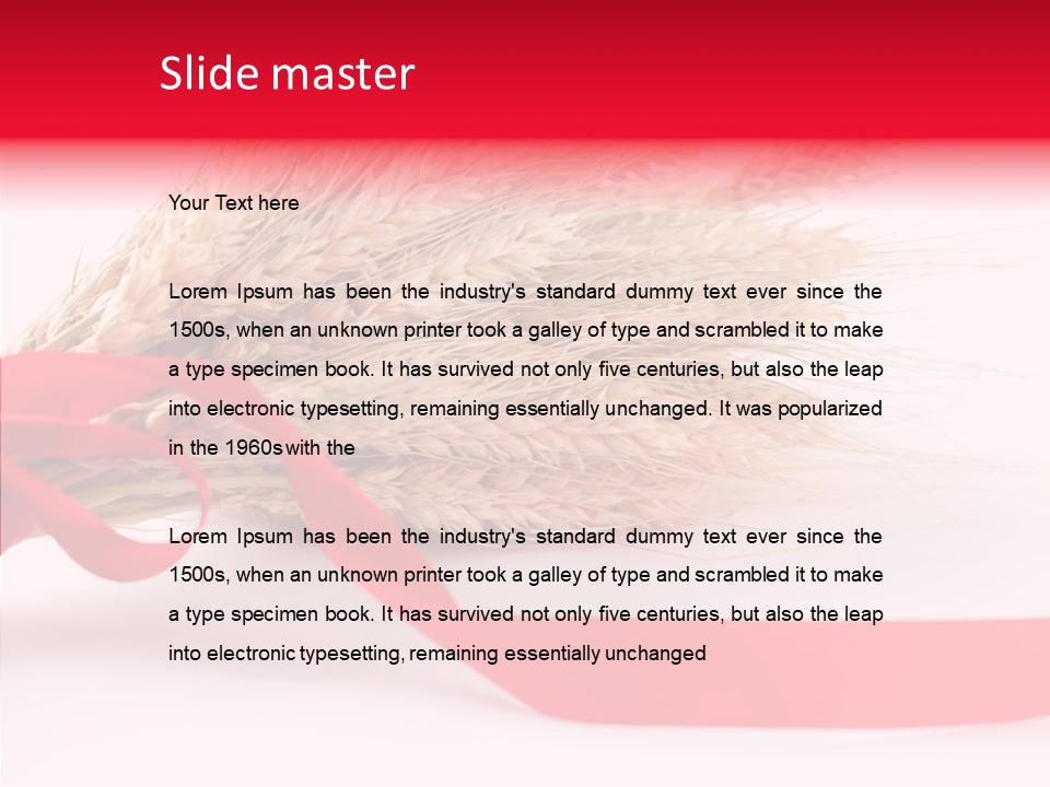 Closeup Plant Rural PowerPoint Template