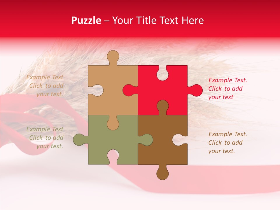 Closeup Plant Rural PowerPoint Template