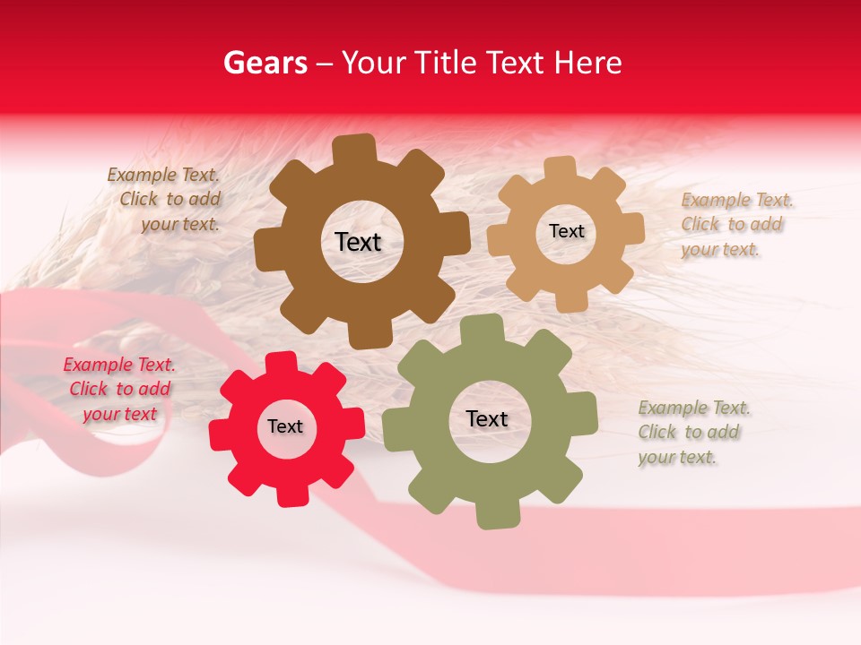 Closeup Plant Rural PowerPoint Template