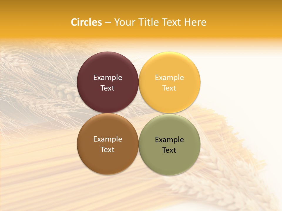 Wheat Nutrition Beautiful PowerPoint Template