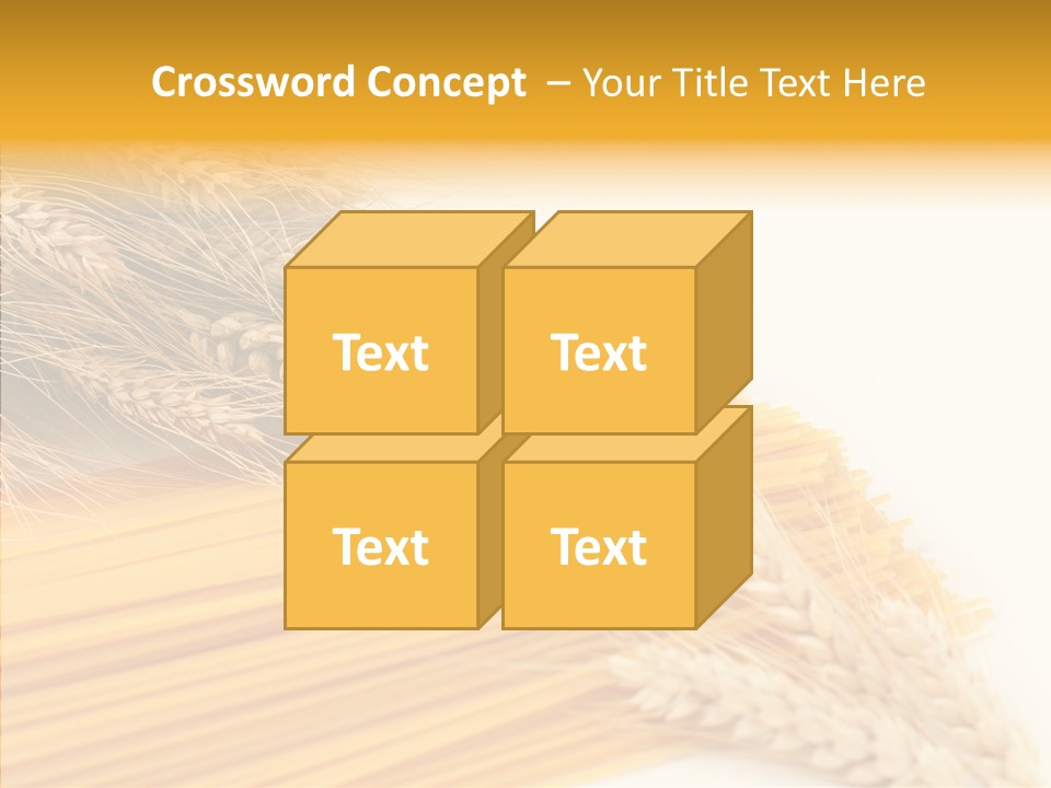 Wheat Nutrition Beautiful PowerPoint Template