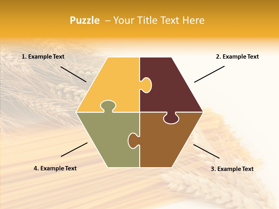 Wheat Nutrition Beautiful PowerPoint Template