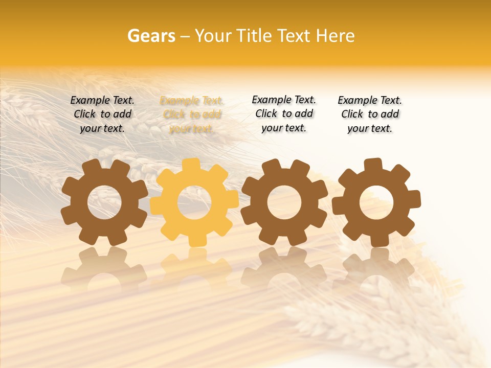 Wheat Nutrition Beautiful PowerPoint Template