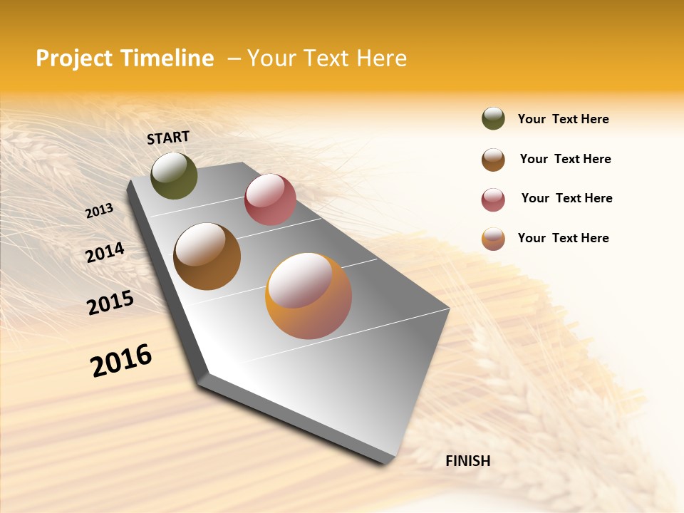 Wheat Nutrition Beautiful PowerPoint Template