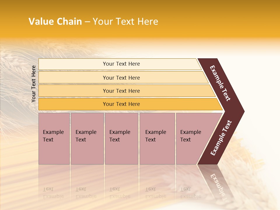 Wheat Nutrition Beautiful PowerPoint Template