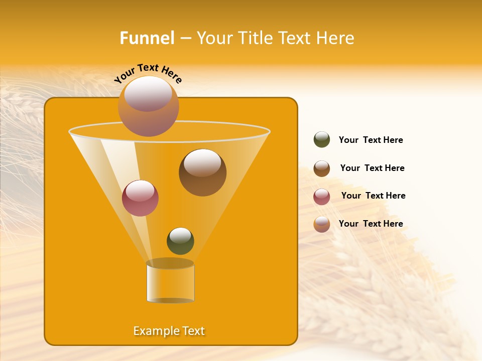 Wheat Nutrition Beautiful PowerPoint Template