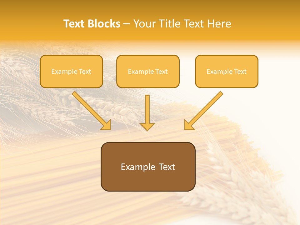 Wheat Nutrition Beautiful PowerPoint Template