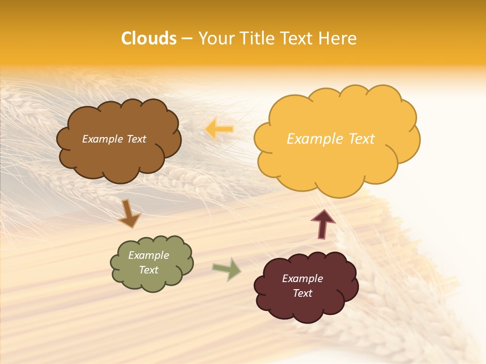 Wheat Nutrition Beautiful PowerPoint Template