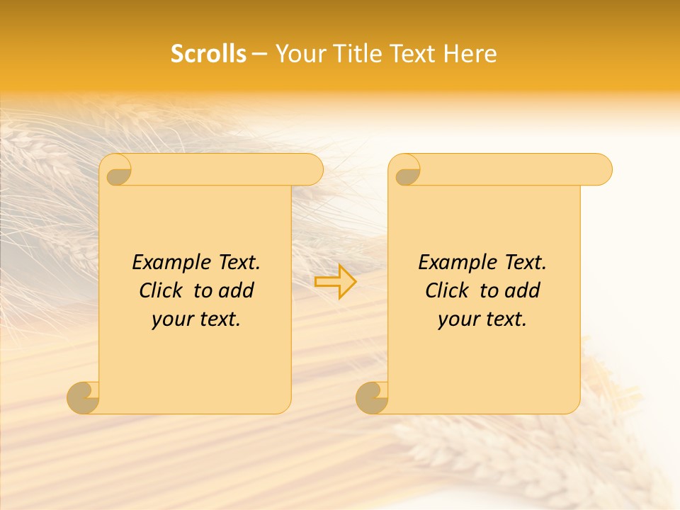 Wheat Nutrition Beautiful PowerPoint Template