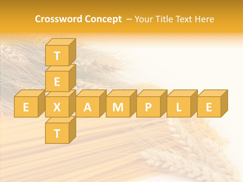 Wheat Nutrition Beautiful PowerPoint Template