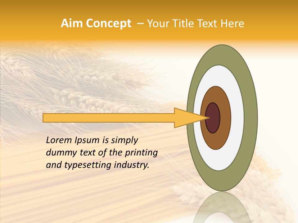 Wheat Nutrition Beautiful PowerPoint Template