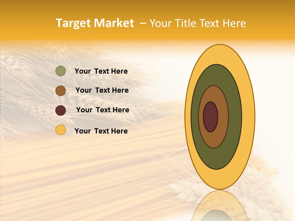 Wheat Nutrition Beautiful PowerPoint Template