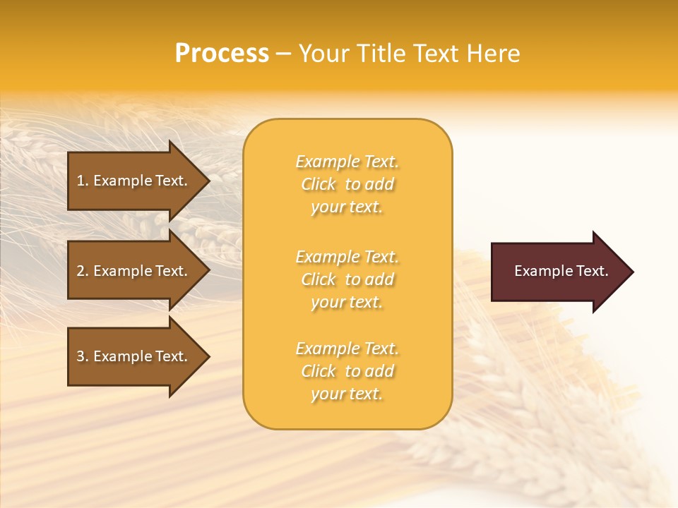 Wheat Nutrition Beautiful PowerPoint Template