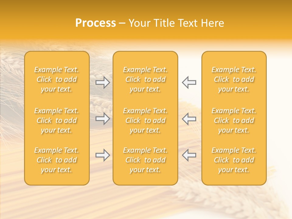 Wheat Nutrition Beautiful PowerPoint Template