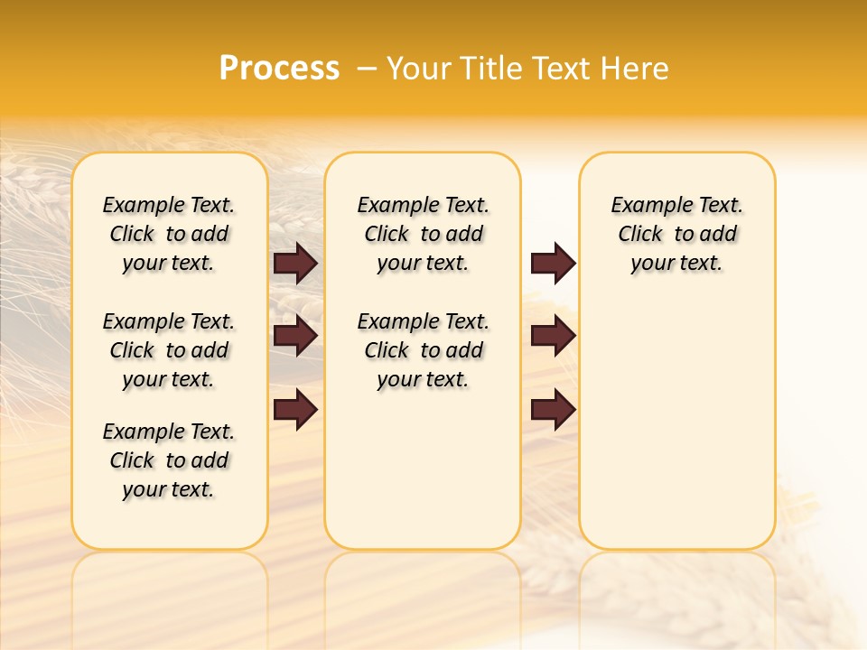 Wheat Nutrition Beautiful PowerPoint Template