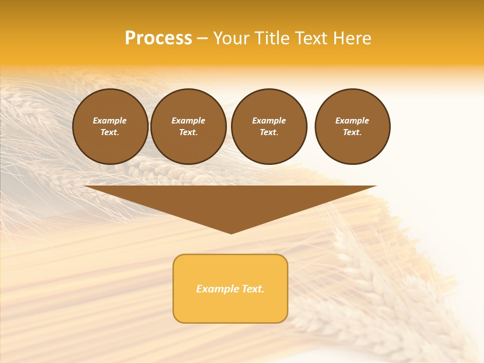 Wheat Nutrition Beautiful PowerPoint Template