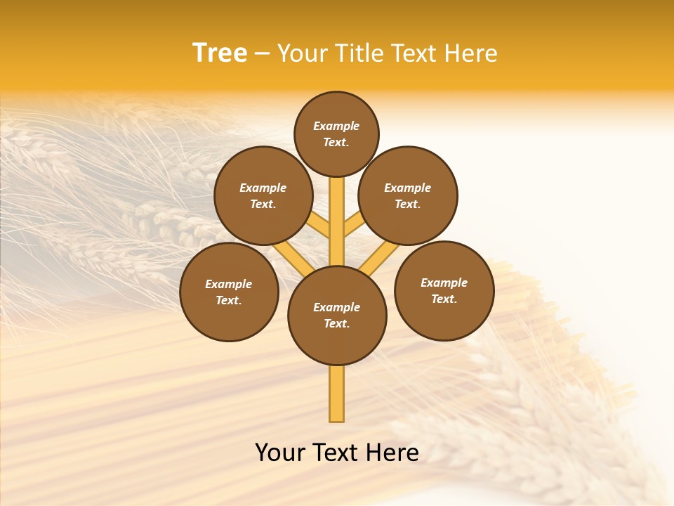 Wheat Nutrition Beautiful PowerPoint Template