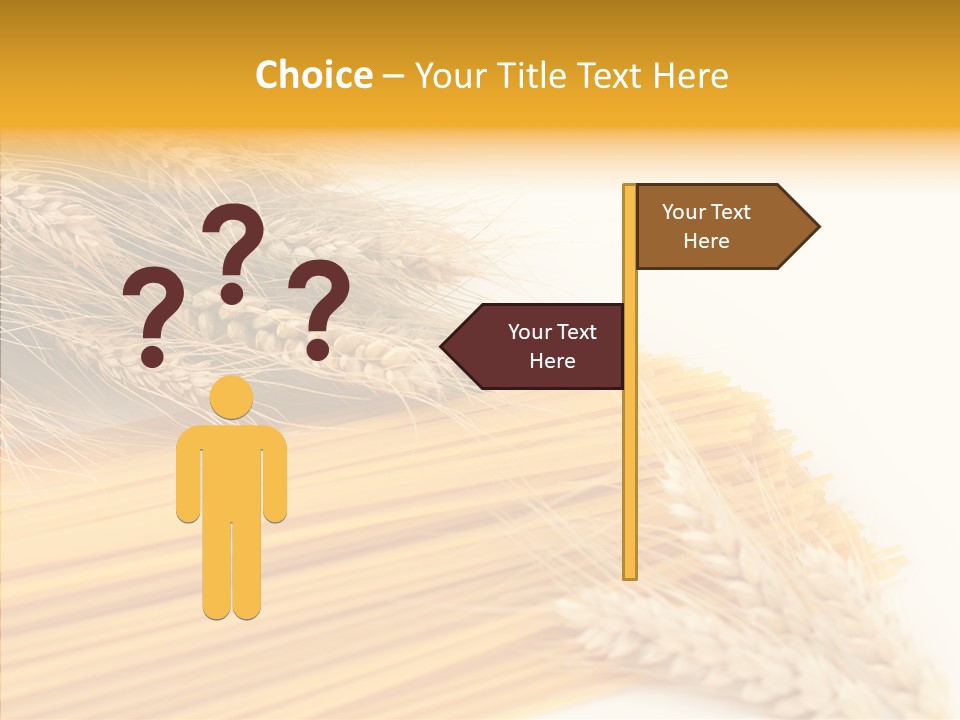 Wheat Nutrition Beautiful PowerPoint Template