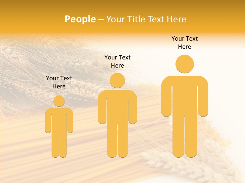 Wheat Nutrition Beautiful PowerPoint Template