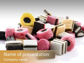 Sugar Candy Eat PowerPoint Template