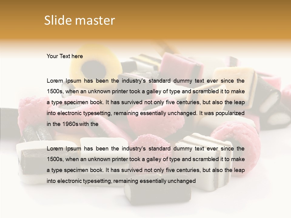 Sugar Candy Eat PowerPoint Template