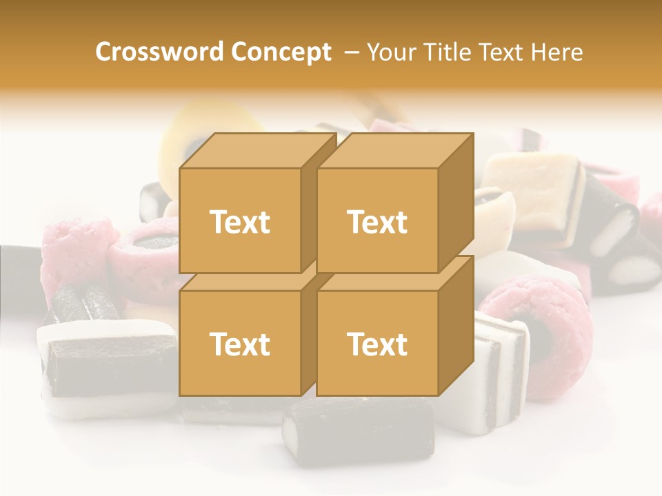 Sugar Candy Eat PowerPoint Template