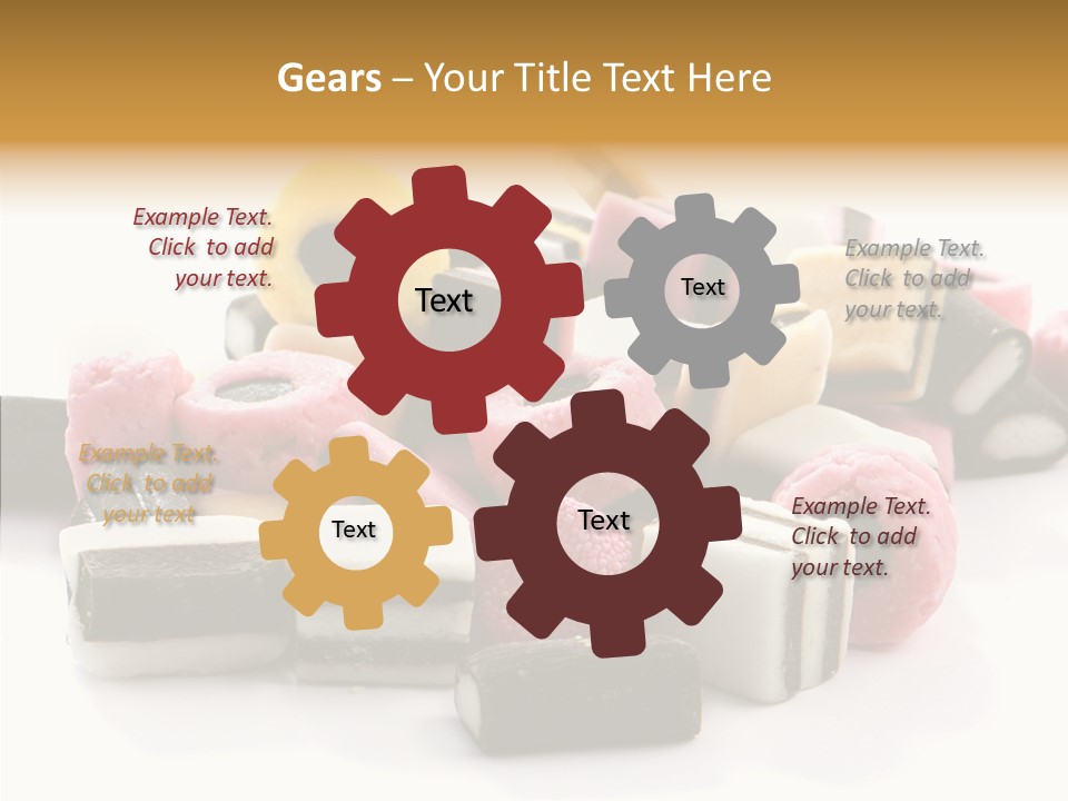 Sugar Candy Eat PowerPoint Template