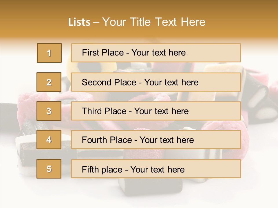 Sugar Candy Eat PowerPoint Template