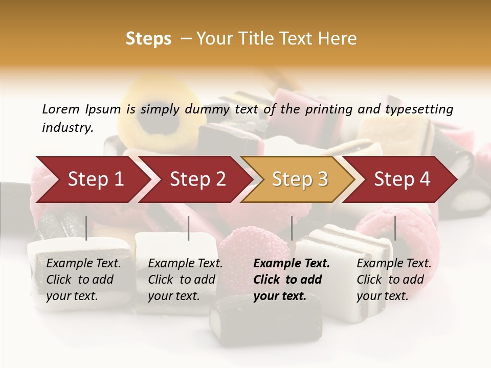 Sugar Candy Eat PowerPoint Template