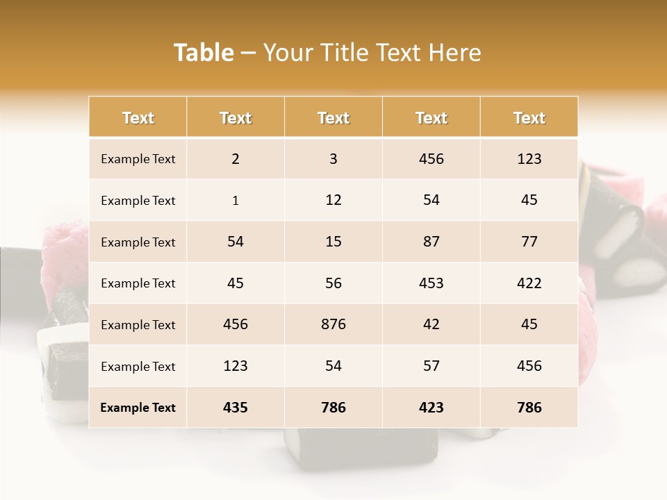 Sugar Candy Eat PowerPoint Template